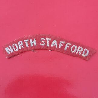 The North Staffordshire Regiment - Cloth Shoulder Title