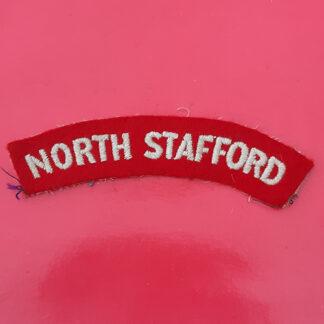 The North Staffordshire Regiment - Cloth Shoulder Title