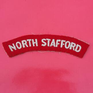 The North Staffordshire Regiment - Cloth Shoulder Title