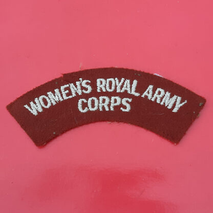 The Women's Royal Army Corps - Cloth Shoulder Title