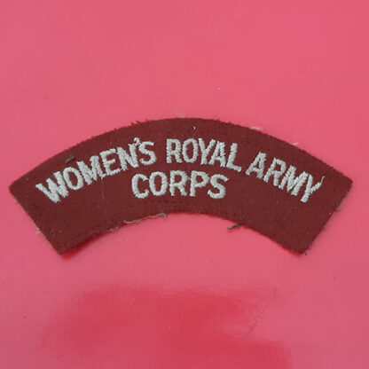 The Women's Royal Army Corps - Cloth Shoulder Title