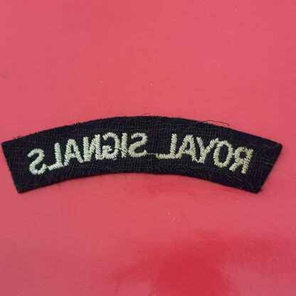 Royal Signals - Cloth Shoulder Title - Image 2