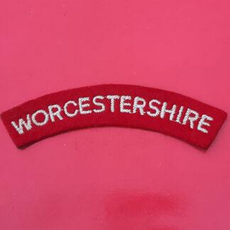 The Worcestershire Regiment - Cloth Shoulder Title
