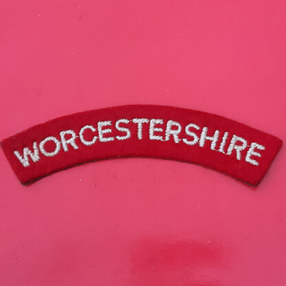 The Worcestershire Regiment - Cloth Shoulder Title
