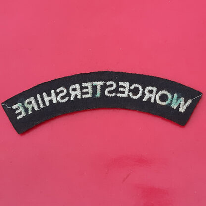 The Worcestershire Regiment - Cloth Shoulder Title - Image 2