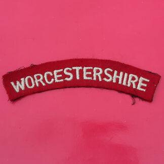 The Worcestershire Regiment - Cloth Shoulder Title