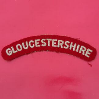 The Gloucestershire Regiment - Cloth Shoulder Title