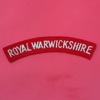 The Royal Warwickshire Regiment - Cloth Shoulder Title