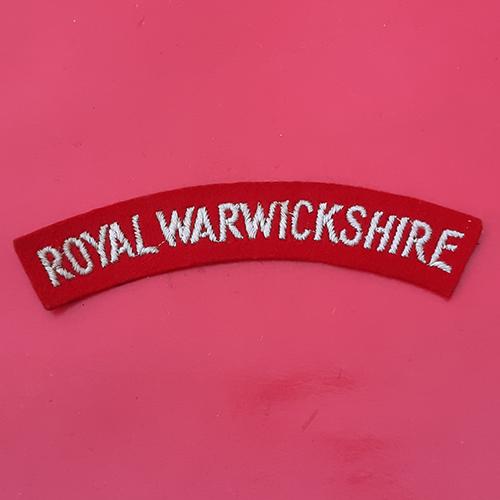 The Royal Warwickshire Regiment - Cloth Shoulder Title