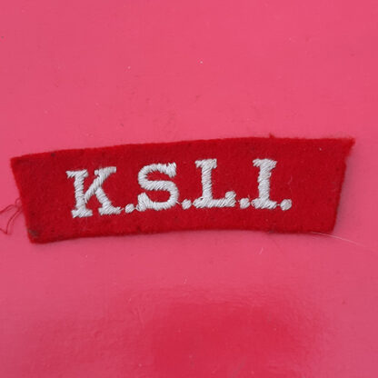 The King's Shropshire Light Infantry - Cloth Shoulder Title