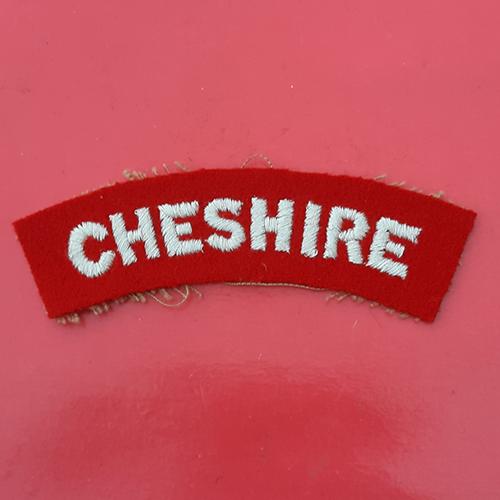 The Cheshire Regiment - Cloth Shoulder Title