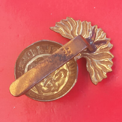 The Northumberland Fusiliers - Gilding Metal Cap Badge - Image 2
