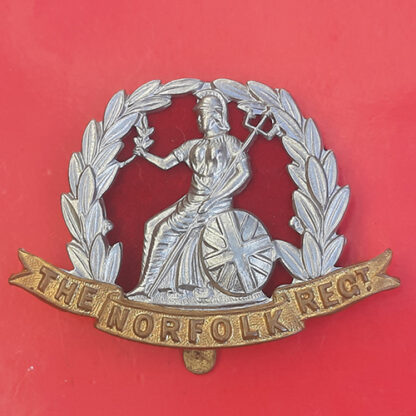 The Norfolk Regiment - Bi-Metal Cap Badge