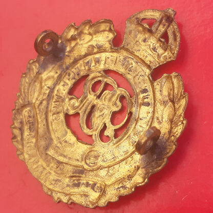 (Australia) The Royal Australian Engineers - George V King's Crown Gilding Metal Cap Badge - Image 2