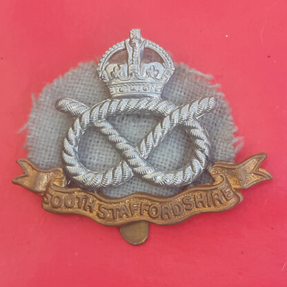 The South Staffordshire Regiment - King's Crown Cap Badge