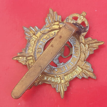 Royal Army Service Corps - King's Crown Gilding Metal Cap Badge - Image 2