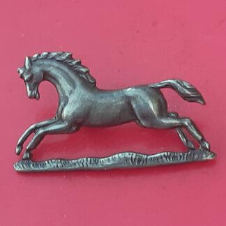 3rd The King's Own Hussars - Silver Hallmarked Collar Badge