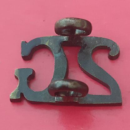 The 2nd Gurkha Rifles - Blackened Brass Shoulder Title - Image 2