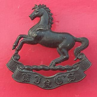 The King's Regiment (Liverpool) - Officer's Service Dress Bronze Cap Badge