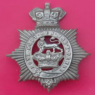 Militia Battalions - OR's White Metal Shako Badge