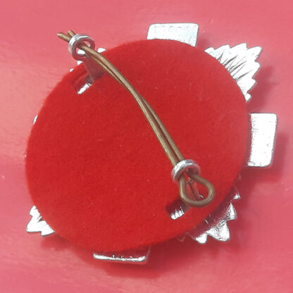 Royal Scots - Silver & Gold Anodised Cap Badge - Image 2