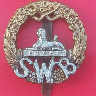 The South Wales Borderers - Small Version Bi-Metal Cap Badge