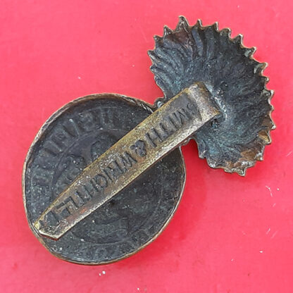 The Royal Welsh Fusiliers - Economy Issue Gilding Metal Cap Badge - Image 2