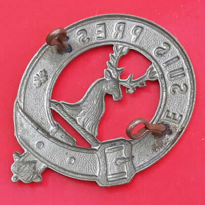 The Lovat Scouts - White Metal Cap Badge - Image 2
