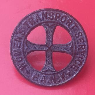 The Women's Transport Service (F.A.N.Y.) - Gilding Metal Collar Badge