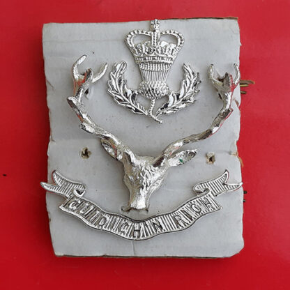 The Highlanders - White Metal Cap Badge