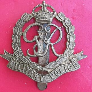 The Military Police - King's Crown Gilding Metal Cap Badge