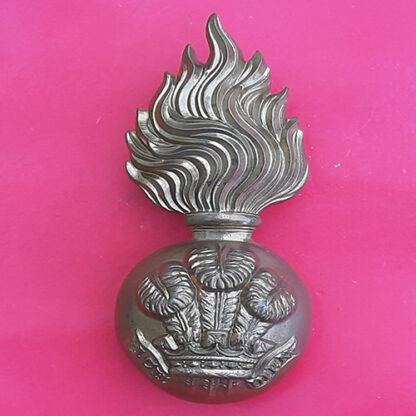 The Royal Welsh Fusiliers - Gilding Metal Fur Cap Grenade