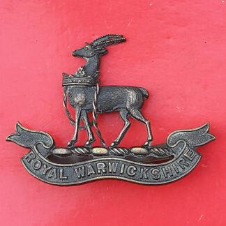 The Royal Warwickshire Regiment - Officer's Service Dress Cap Badge