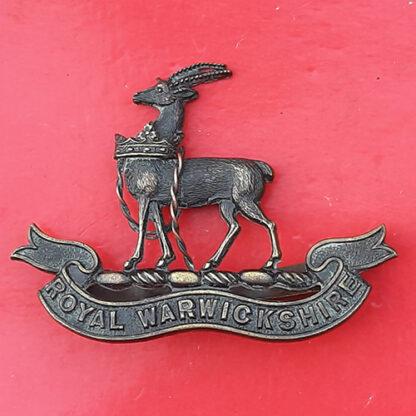 The Royal Warwickshire Regiment - Officer's Service Dress Cap Badge