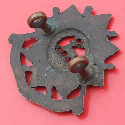 The Bedfordshire & Hertfordshire Regiment - Officer's Bronze Service Dress Collar Badge - Image 2