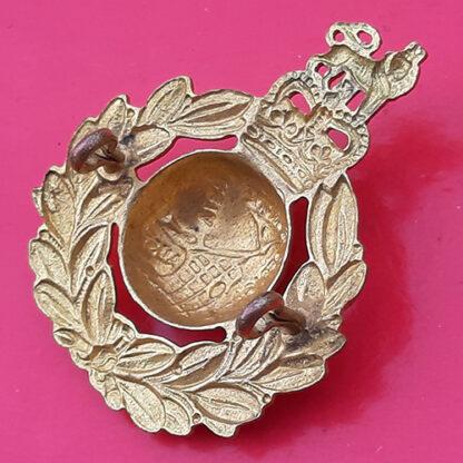 Royal Marines - Queen's Crown NCO's Gilt Cap Badge - Image 2