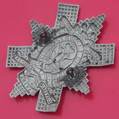 (Canada) Lanark & Renfrew Scottish Regiment - White Metal Cap Badge - Image 2
