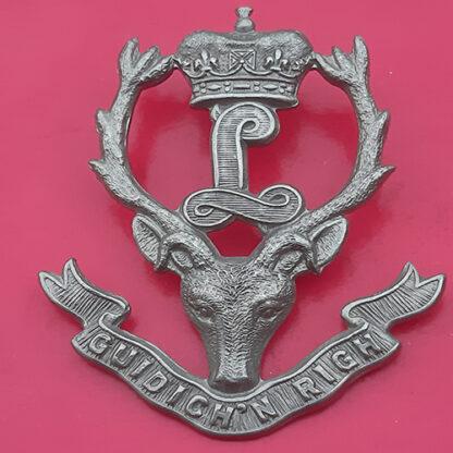 (Canada) The Seaforth Highlanders Of Canada - White Metal Cap Badge
