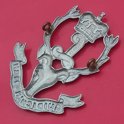 (Canada) The Seaforth Highlanders Of Canada - White Metal Cap Badge - Image 2