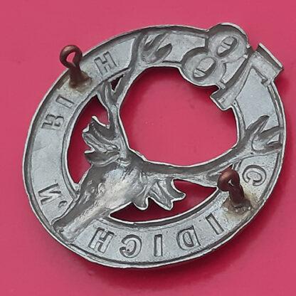 (Canada) The 78th Pictou Highlanders Militia - White Metal Cap Badge - Image 2