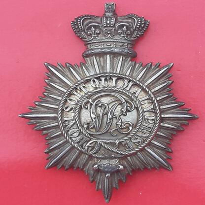Medical Staff Corps - White Metal Shako Plate
