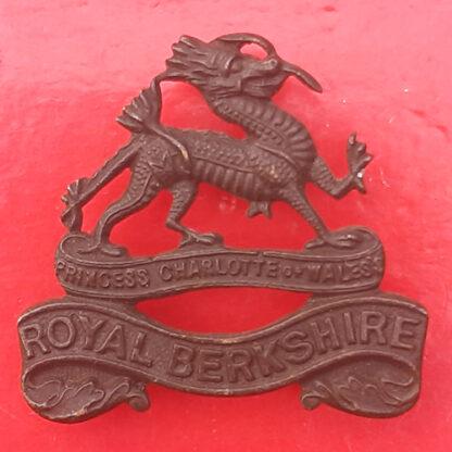 The Royal Berkshire Regiment - Officer's Service Dress Bronze Collar Badge