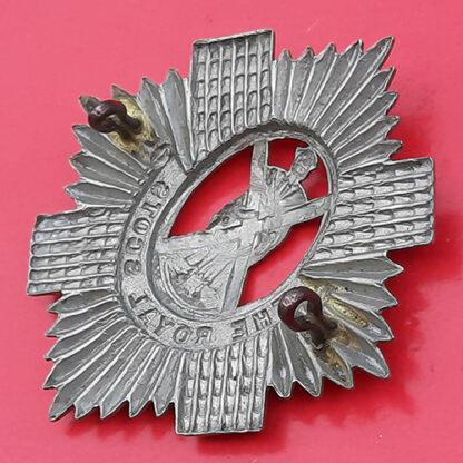 The Royal Scots Territorials - White Metal Cap Badge - Image 2