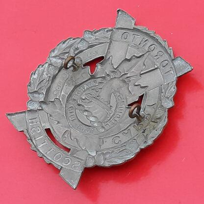 (Canada) The Toronto Scottish - White Metal Cap Badge - Image 2