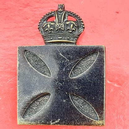 (Canada) The Canadian Chaplain - King's Crown Bronzed Cap Badge