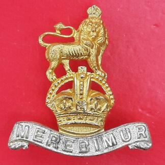 The 15th/19th Hussars - King's Crown Officer's Silver & Gilt Collar Badge