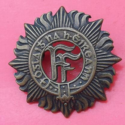 The Irish Army (Fianna Fail) - Bronzed Cap Badge