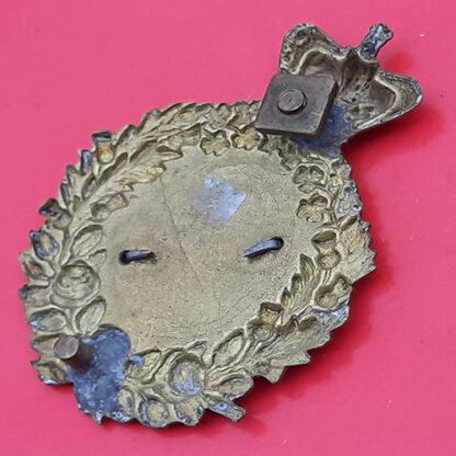 The Lancashire Rifle Volunteers - Queen Victoria's Crown Bi-Metal Pouch Badge - Image 2