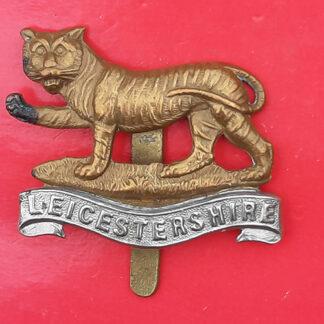 4th/5th Battalion Leicestershire Territorials - Bi-Metal Cap Badge