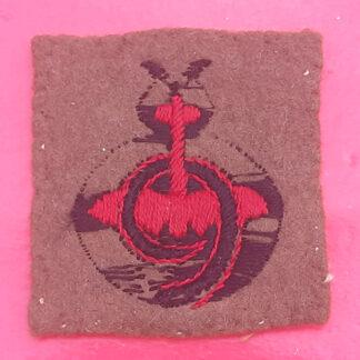 9th Anti-Aircraft Division - Woven Cloth Formation Badge